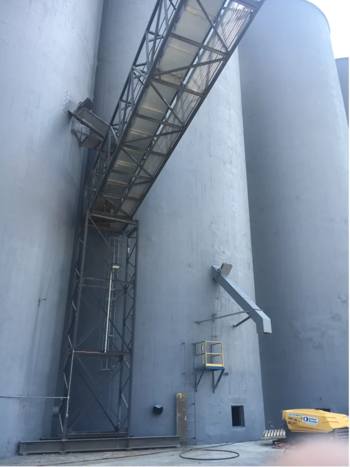 Silo repair work complete