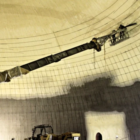 Dome under construction