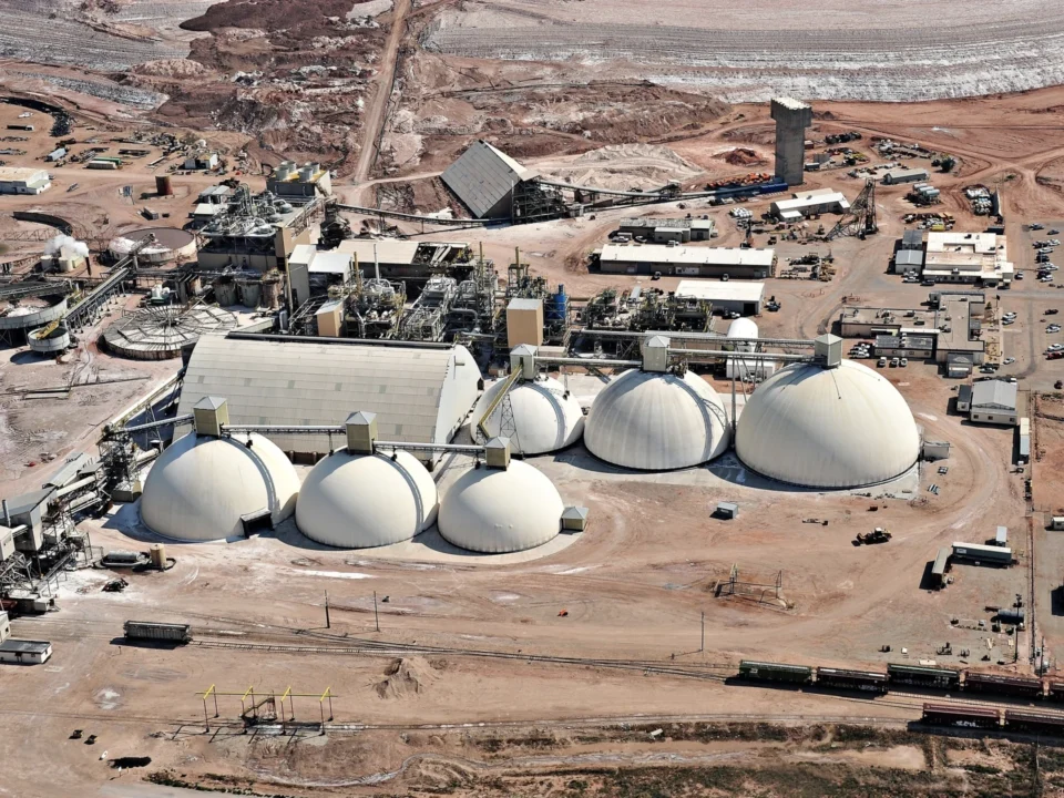 Intrepid Potash Plant - Fertilizer Bulk Storage