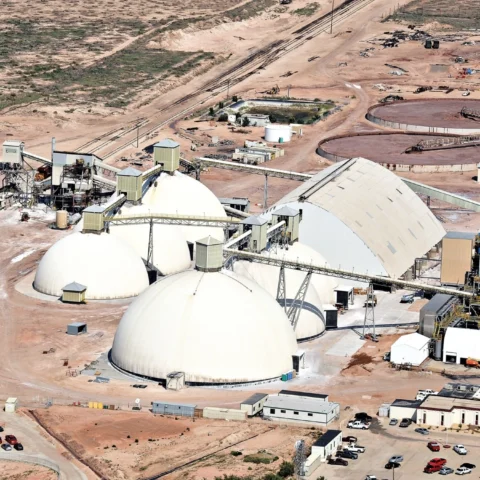 Intrepid Potash Plant - Fertilizer Bulk Storage